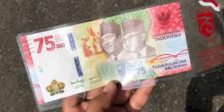 75000 jpy yen jepang ke idr rupiah indonesia. Uang Baru Pecahan 75 Ribu Mau Untuk Koleksi Atau Beli Paketan Amer