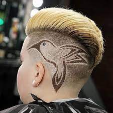 2 346 Likes 32 Comments B K L A S S Y Gerrybarber On Instagram Creativity By My Bro Jubei Hair Designs For Boys Haircut Designs Shaved Hair Designs