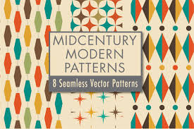 Download 110+ royalty free atomic mid century modern vector images. Mid Century Modern Patterns Vol 2 Creative Daddy