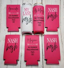 NASH Bash and My Last Bash Bachelorette Party Can Coolers. Nashville, TN.  Personalized With Custom Bachelorette Party Info... NASHBASH
