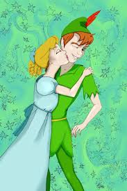 Peter Pan And Wendy Kiss By Beatrizcote On Deviantart Peter Pan Disney Disney Kiss Peter Pan And Tinkerbell