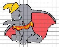 The link to download the pdf file will be sent to you promptly after the purchase.this blanket, decorated with a elephant in relief, will warm baby everywhere ! Dumbo Elephant Crochet Graph Chart Pattern Ponto Cruz Infantil
