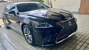 2013-2017 Lexus LS460 460L 600H 600HL convert to 2023 Version Style Front  Bumper