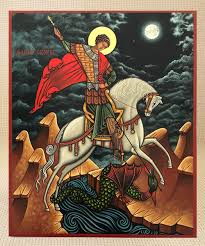 Why did saint george become a symbol of englishness? St George And The Dragon Icon The National Shrine Of Blessed Francis Xavier Seelos
