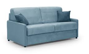 Divano letto 3 posti, equipaggiato di vano contenitore con la parte posteriore in tessuto nero. Divano Letto Slim 3 Posti Sfoderabile Lavabile Made In Italy