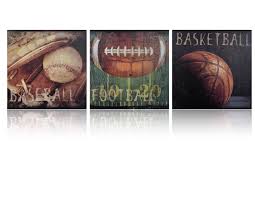 1 out of 5 stars with 1 ratings. Buy Sports Themed Canvas Wall Art Boys Bed Room Decor Kids Room Vintage Art Baseball Basketball Football For Sports Room Game Room Great Gift