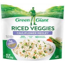 In this quick and easy cauliflower fried rice recipe, i sauté grated cauliflower with. Green Giant Riced Veggies Cauliflower Medley