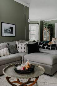 An Earthy Eclectic Sage Green Living Room Green Living Room Decor Sage Green Living Room Sage Living Room