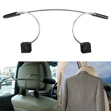 Stainless Steel Car Auto Seat Headrest Coat Hanger Clothes Jackets Suits Holder For Ford Bmw E46 Volkswagen Car Access Car Seat Headrest Cars Clothes Car Seats