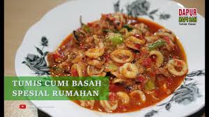 Resep tumis kangkung kuah pedas. Resep Cumi Tumis Basah Pedas Rumahan Youtube