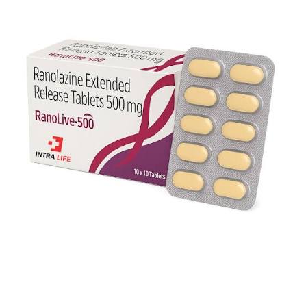 Ranolive-500mg Tablet Suppliers in India - Intra Life