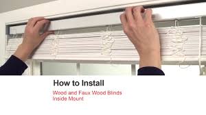 Check spelling or type a new query. Bali Blinds How To Install Wood And Faux Wood Blinds Inside Mount Youtube