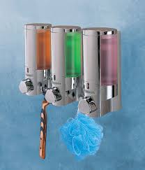 Aviva Shower Dispenser Triple Chamber Image Sink Soap Dispenser Shower Soap Dispenser Soap Dispenser Kitchen Sink