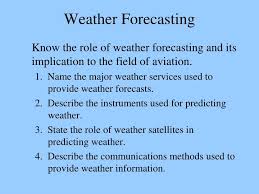 Meteorologists use weather instruments to collect data about the weather. Ppt Weather Forecasting Powerpoint Presentation Free Download Id 5240437