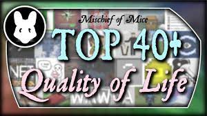 Mods that don't add any content in terms of blocks mods, dim ect. Top 40 Quality Of Life Mods For Minecraft Bit By Bit By Mischief Of Mice Youtube