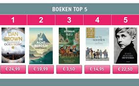 Boeken Top 5 Paagman Oktober Week 42