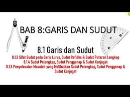 Matematik Tingkatan 1 Bab 8 8 1 Garis Dan Sudut Part 2 Kssm Kelas Live