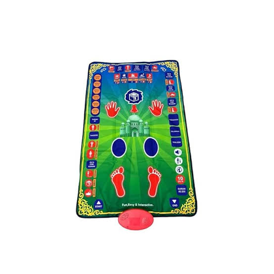 Smart Islamic Voice Prayer Mat for Kids | Interactive Educational Salah Learning Mat with Voice Guidance | Muslim Kids Namaz Trainer