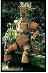I M Going To Walk You Through A Very Popular Terra Cotta Pot Crafts Project How To Make Pot People These Garde Gartenkunst Blumentopf Menschen Garten Deko