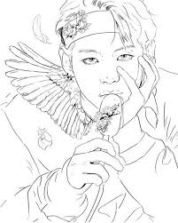 Jin is shy kim nam joon aka rm bts min yoon gi suga min yoon gi bts bts coloring pages. Top 54 Printable Bts Coloring Pages Online Coloring Pages