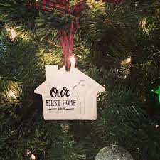 Diy First Home Ornament Christmas Diy Xmas Decorations Diy Holiday