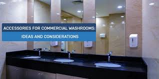 For commercial bathrooms with multiple toilet stalls and handicap the rules change a little: Accessories For Commercial Washrooms Ideas And Considerations Cubispec