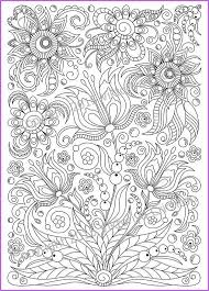 Soloring Page Doodle Flowers Printable For Adults Zen Doodle Etsy Coloring Pages Coloring Books Flower Doodles