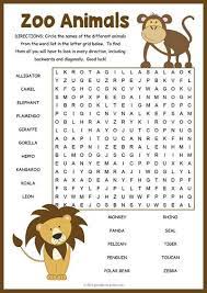 The set includes an alaska word search, crossword puzzle, outline map, and coloring pages. Zoo Animals Word Search Puzzle Animal Activities For Kids Word Puzzles For Kids English Activities For Kids