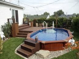Price of above ground pool with deck. Small Deck For Above Ground Pool Novocom Top