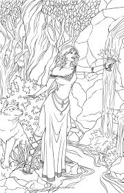 This elf fantasy coloring pages would make your globe much more vivid. Pin On Artist Selina Fenech Coloring