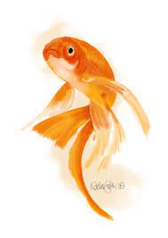 Maybe you would like to learn more about one of these? The Goldfish Painting By Nadine Sophie Waiblinger Saatchi Art