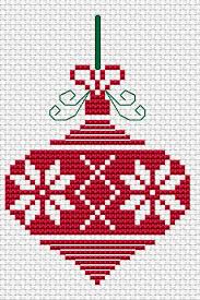 Christmas Ornament Free Cross Stitch Pattern Cross Stitch
