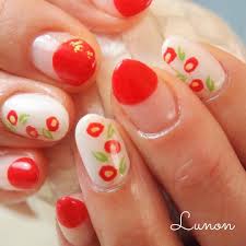 shiori on instagram 椿柄が好きすぎる nail nails nailarts naildesign naillunon ibaraki 茨城 ルノン ネイル ジェルネイル ショートネイル 和ネイル フィルイン 一層残し 和風ネイ お正月ネイル ネイル 和風ネイル