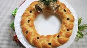 Homerecipesdishes & beveragesedible gifts our brands Christmas Wreath Bread Recipe åœ£è¯žèŠ±ç'°éºµåŒ… Youtube