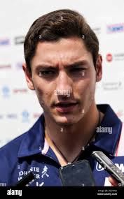 Alfonso Celis Jr (MEX) Sahara Force India F1 Development Driver with the  media. Mexican Grand Prix, Friday 27th October 2017. Mexico City, Mexico  Stock Photo