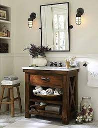 Up to 30% off clearance shop our family of brands pottery barn bath pottery barn kids bath pottery barn dorm bath shop by category. 16 Awesome Vanity Ideas For Small Bathrooms Barn Bathroom Pottery Barn Bathroom Decor Rustic Bathroom Vanities