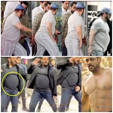 Ropa - Salman Khan shocks fans by flaunting his fatty tummy ...