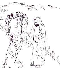 The full color versions of each bible story can be found by clicking the links below:blind Jesus Heals 10 Lepers Coloring Page Free Image Download