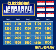 An undergrad at washington state university in vancouver made jeopardy labs, another fun way to create and play the game online. Jeopardy Template 2 Rounds Keep Score Up To 6 Teams By Handy Teaching Tools