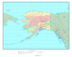 Annual guide highlighting alaska's top destinations, scenic drives, and more. Large Administrative Map Of Alaska State With Roads And Major Cities Alaska State Usa Maps Of The Usa Maps Collection Of The United States Of America