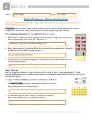 .(answer key) download student exploration: Gizmo Electron Configuration Activity 1 Docx Name Kathleen Osne Date Student Exploration Electron Configuration Vocabulary Atomic Number Atomic Radius Course Hero