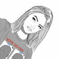 Pinterest Write Black Dessins De Fille Dessin Tumblr Dessin De Fille