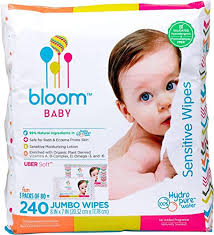 Bloom Baby Sensitive Hypoallergenic All Natural Jumbo Wipes Bulk Bag 240 Count Buy Online In Madagascar At Madagascar Desertcart Com Productid 40839593