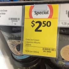 Coles Liquorice Allsorts Ice Cream 500 Gram 2 50ea Coles Melbourne Central Ozbargain