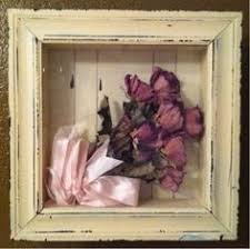 This method can be a little tricky. Flowers And Ribbon From A Funeral Placed In A Shadow Box For Safe Keeping Precious Memories Flower Shadow Box How To Preserve Flowers Dried Flowers