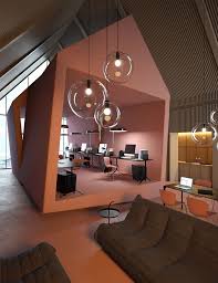 Thinking this would be a great office in the loft above. Concept Office Attic By Vasiliy Butenko