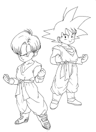 They usually happen during some kind of state of emotional stress, but as the saiyans from universe 6 have shown us, sometimes they just do it because they want to. Dragon Ball Z Coloring Pages Trunks Coloring And Drawing