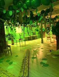Party decoration made to order felt animals. 62 Trendy Kitchen Decor Themes Green Jungle Party Decorations Jungle Party Jungle Book Party