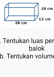 Consider a stay at samsuria beach resort & residence. A Tentukan Luas Permukaan Balokb Tentukan Volume Balok Brainly Co Id