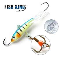 Fish King Winter Ice Fishing Lure 1pc 12g 6 7cm Minnow Hard Artificial Bait Balancer For Fishing Lead Jigging Lure Ice Fishing Lures Ice Fishing Fishing Lures